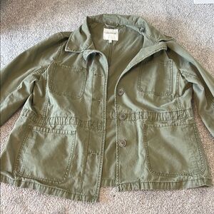 Olive Green Women's Utility Jacket
